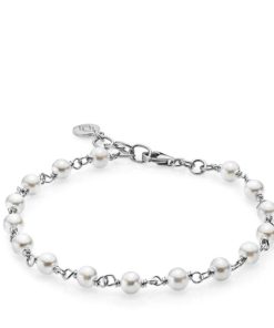 Smykker Izabel Camille | Miss Pearl - Bracelet Shiny Silver. Fresh Water Pearl