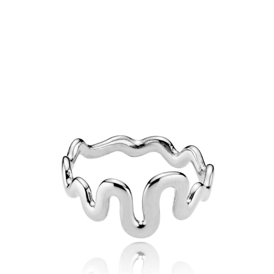 Smykker Izabel Camille | Saniya - Ring Shiny Rhodium Pl. Silver