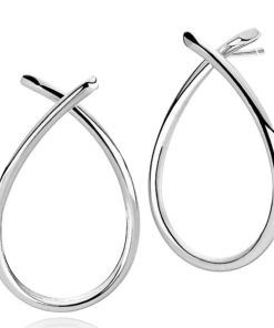 Smykker Izabel Camille | Everyday - Earring Stud Large Shiny Silver