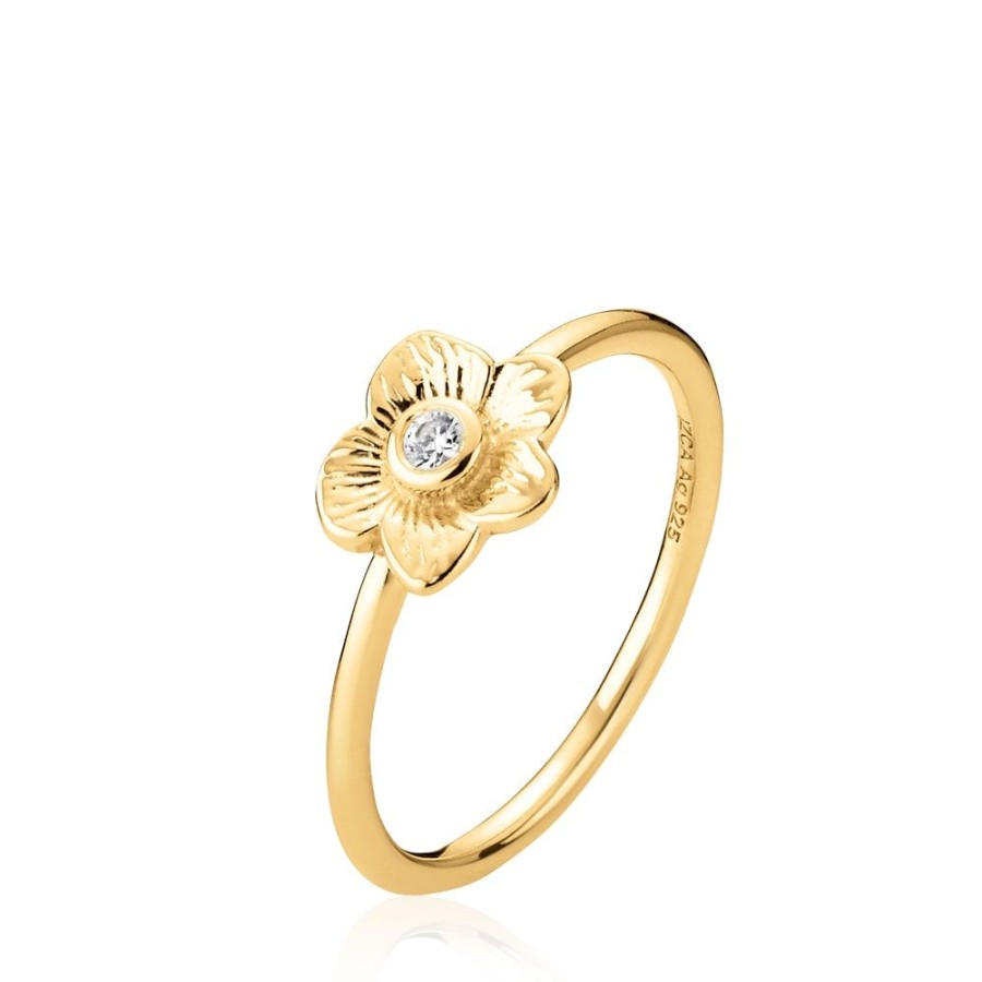 Smykker Izabel Camille | Rosa - Ring Forgyldt