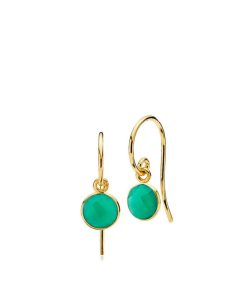 Smykker Izabel Camille | Prima Donna - Oreringe Guld Green Onyx