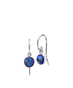 Smykker Izabel Camille | Prima Donna - Oreringe Solv Royalblue Crystal Glass