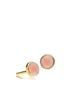 Smykker Izabel Camille | Prima Donna - Earring Small Shiny Goldpl. Silver