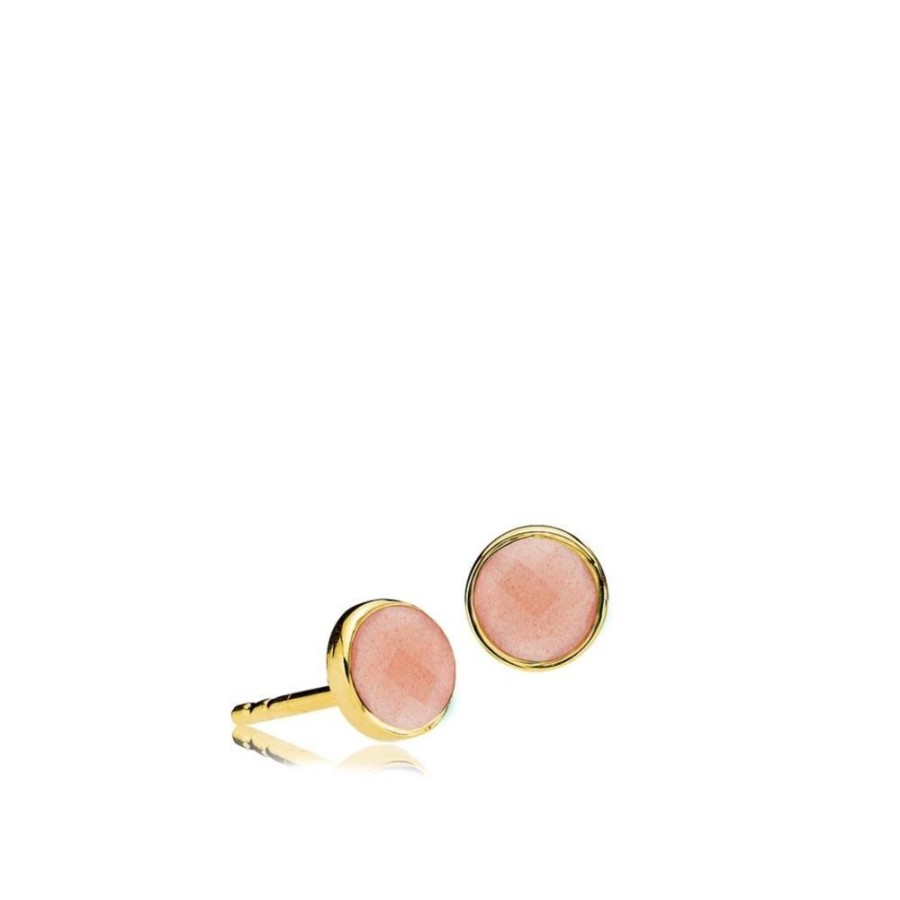 Smykker Izabel Camille | Prima Donna - Earring Small Shiny Goldpl. Silver