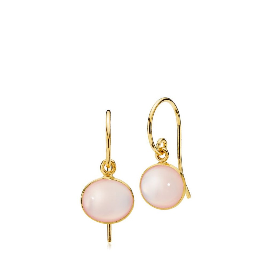 Smykker Izabel Camille | Candy - Oreringe Guld Pink Small